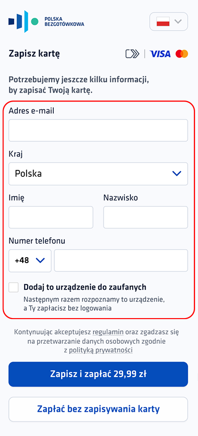 Screen telefonu krok trzeci